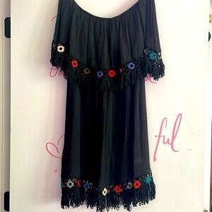 Crochet fringe daisy 🌼 dress PTP 23inch